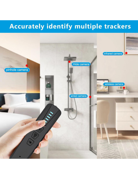 Detector de cámaras ocultas SnapDetect S500 - 25h batería, portátil