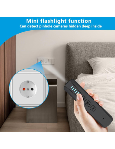 Detector de cámaras ocultas SnapDetect S500 - 25h batería, portátil