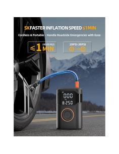 Compresor de Aire Portátil UZNY D03 150 PSI Bomba Inalámbrica 2