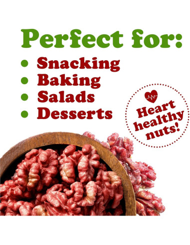 Nueces Rojas Crudas Food to Live 227g Sin Cáscara Kosher