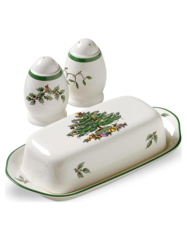 Juego de Anfitrión 3 Piezas Spode Christmas Tree Cerámica