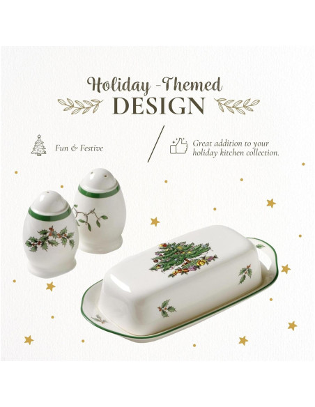Juego de Anfitrión 3 Piezas Spode Christmas Tree Cerámica