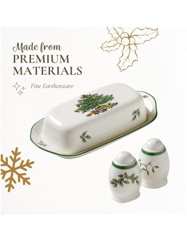 Juego de Anfitrión 3 Piezas Spode Christmas Tree Cerámica