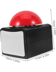 Botón de Sonido VICASKY Iluminado para Juegos y Trivia 2