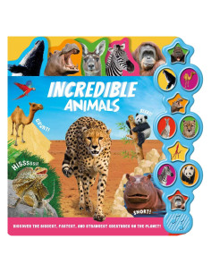 Incredible Animals: Interactive Children's Sound Book with 10 Buttons