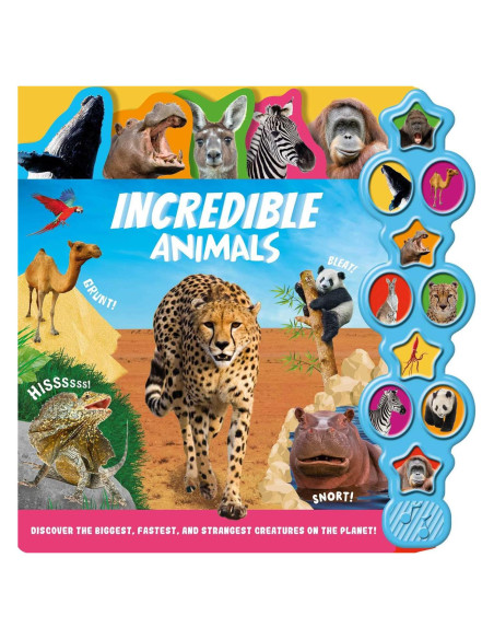 Incredible Animals: Interactive Children's Sound Book with 10 Buttons