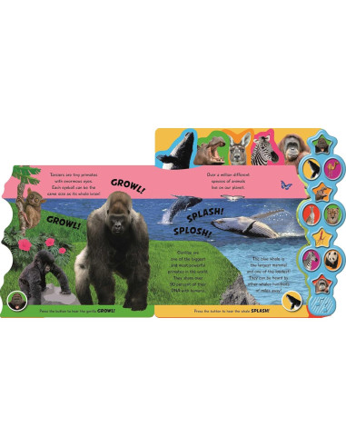 Incredible Animals: Interactive Children's Sound Book with 10 Buttons
