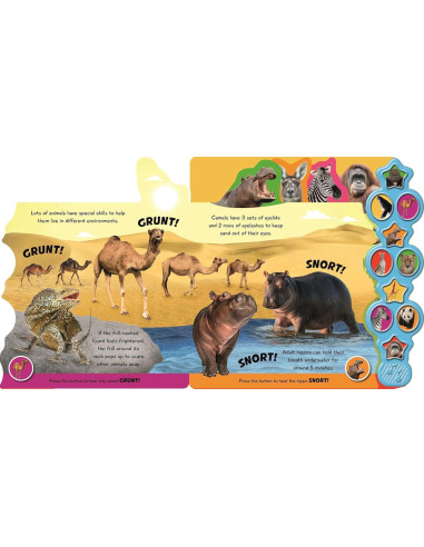 Incredible Animals: Interactive Children's Sound Book with 10 Buttons