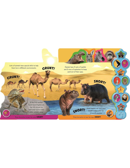 Incredible Animals: Interactive Children's Sound Book with 10 Buttons