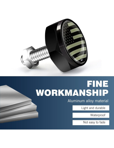 Kit 4 Tornillos Antirrobo para Placas de Matrícula Zeathery