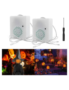 Paquete de 2 Efectos de Sonido Halloween CCBASEBALL con LED