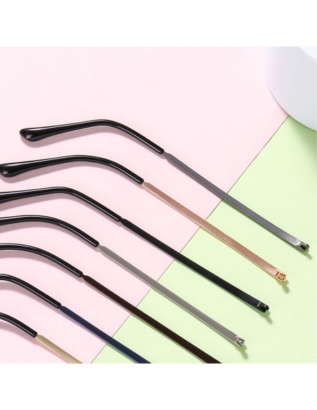 Brazos de Reemplazo para Gafas Metal DEFKIYT 135mm Dorado