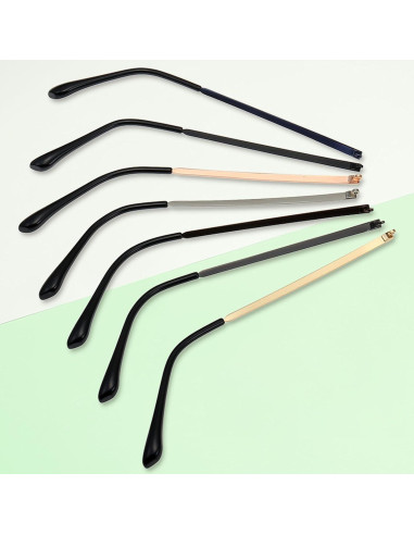 Brazos de Reemplazo para Gafas Metal DEFKIYT 135mm Dorado