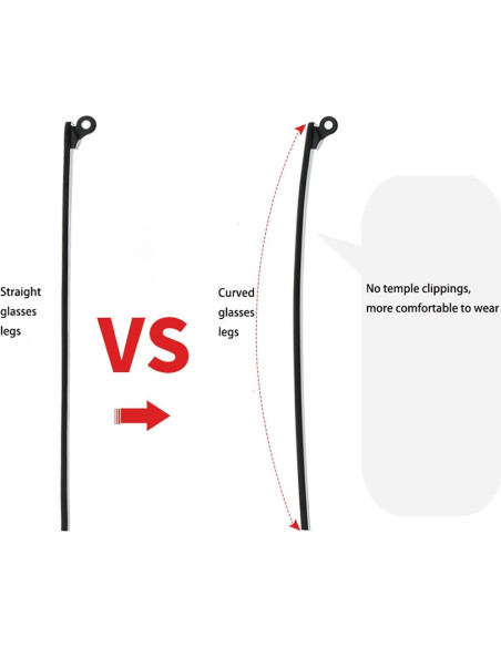 Brazos de Reemplazo para Gafas Metal DEFKIYT 135mm Dorado