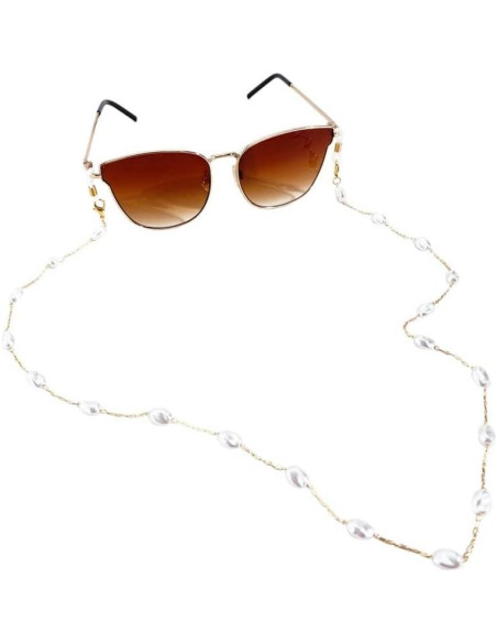 Cadena de Gafas de Perlas para Mujeres DK073 65 cm