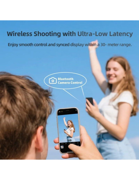 Monitor Selfie Inalámbrico Shimbol CP5 Mini 2 - Pantalla HD 2.4"