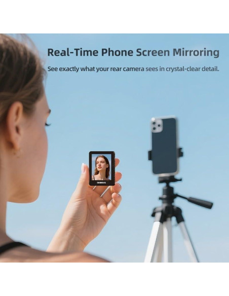 Monitor Selfie Inalámbrico Shimbol CP5 Mini 2 - Pantalla HD 2.4"