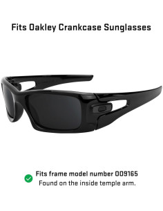 Lentes de Reemplazo Revant para Oakley Crankcase OO9165 Gris 2