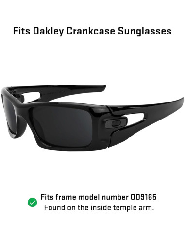 Lentes de Reemplazo Revant para Oakley Crankcase OO9165 Gris