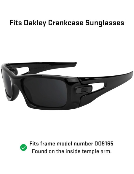 Lentes de Reemplazo Revant para Oakley Crankcase OO9165 Gris