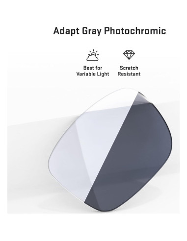 Lentes de Reemplazo Revant para Oakley Crankcase OO9165 Gris