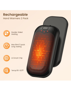 Calentadores de Manos Recargables infray MK368 USB 2 Piezas 2