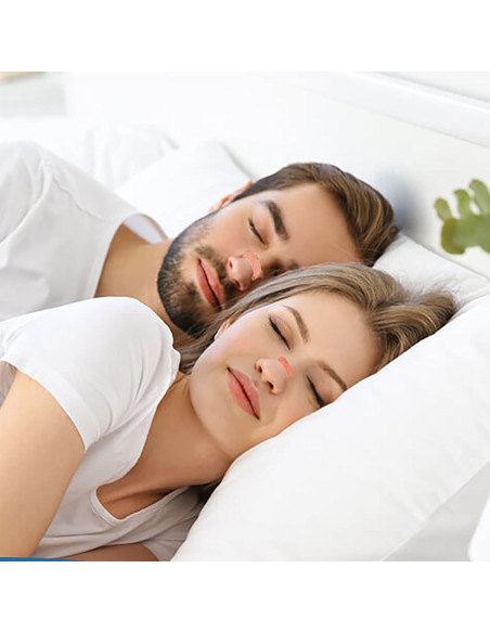100 Tiras Nasales Antisnoring MIBICIRI 58x22mm para Respiración