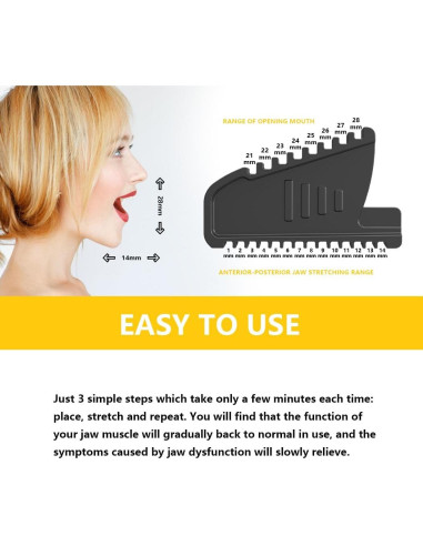 Dispositivo de Alivio de Mandíbula KOHEEL LR para TMJ y Bruxismo