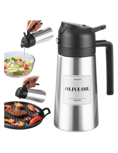 Botella dispensadora de aceite PARACITY 16 oz acero inoxidable