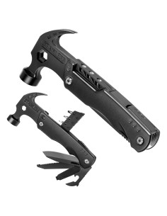 Martillo Multiherramienta 12-en-1 GeneTac, Acero Inoxidable, 370g