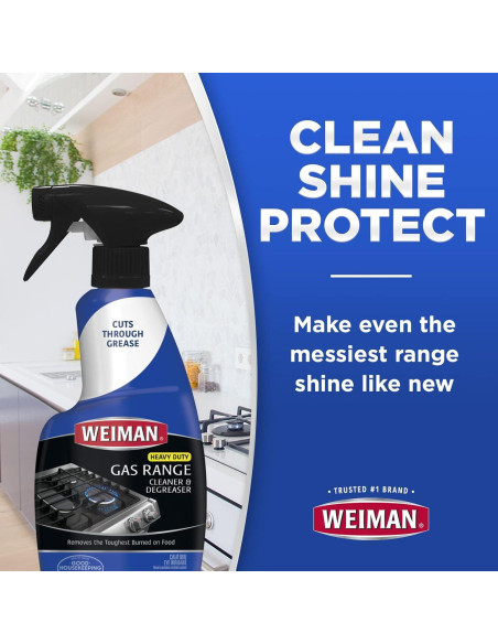 Limpiador y Desengrasante Weiman para Estufa de Gas 349g