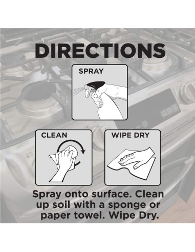 Limpiador y Desengrasante Weiman para Estufa de Gas 349g