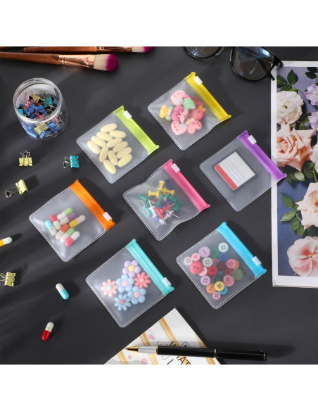 Bolsas de Pastillas Reutilizables Sherr 56 Pcs Transparente