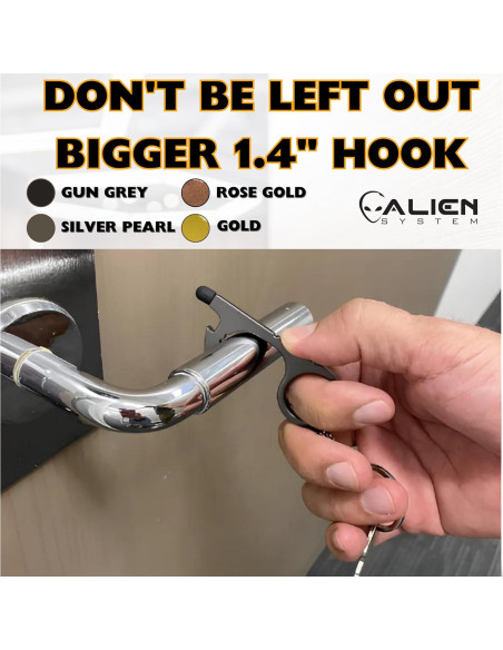 Abridor de Puertas Sin Contacto Alien System - 4 Paquetes