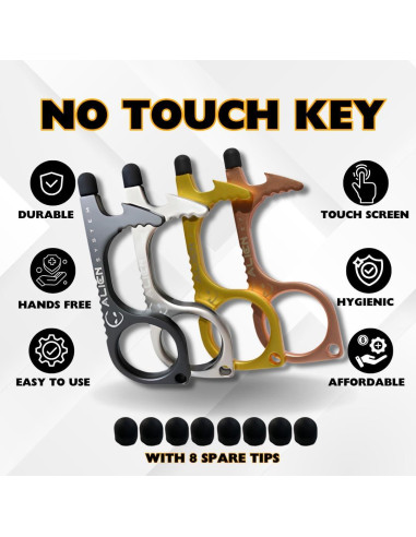 Abridor de Puertas Sin Contacto Alien System - 4 Paquetes