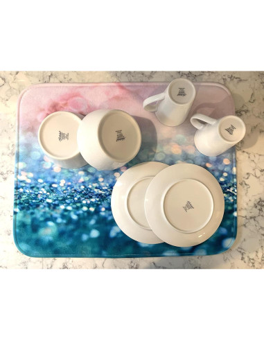 Alfombrilla para Secar Platos de Poliéster 58x46 cm - DDM