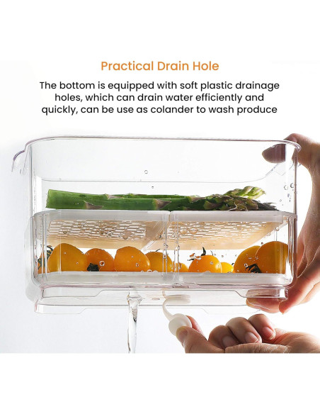 Contenedor de Almacenamiento Vacane 2 Piezas 2.8L y 5.7L