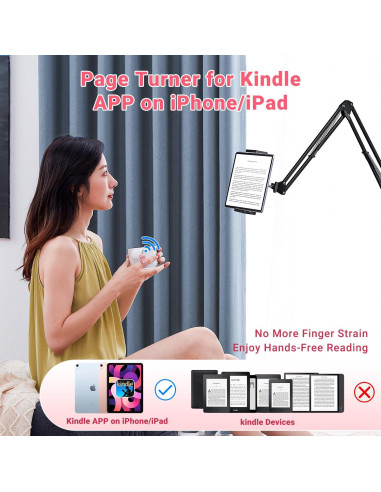 Anillo de Desplazamiento Bluetooth JIMZOO Rosa para TikTok y Kindle