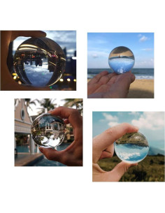 Bola de Cristal K9 LONGWIN 50mm con Soporte para Feng Shui 2