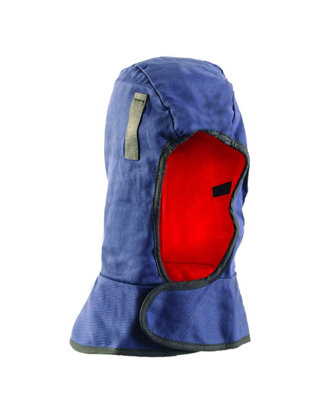 Forro de invierno premium Occunomix azul marino con felpa roja