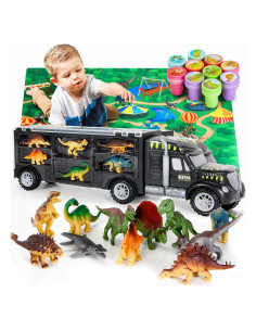 Camión Transportador de Dinosaurios MOBIUS con 12 Figuras