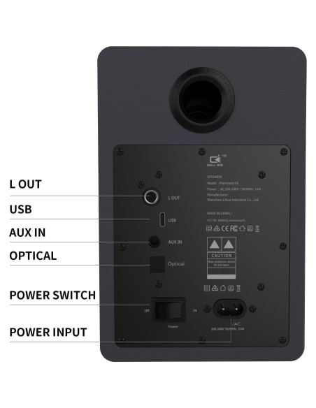 Altavoces de Escritorio IBALL-BOX Harmony H2 60W Bluetooth 5.3