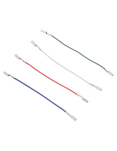 Cables de Conexión para Tocadiscos NUOBESTY 4 Pcs Duraderos