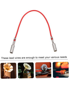 Cables de Conexión para Tocadiscos NUOBESTY 4 Pcs Duraderos 2