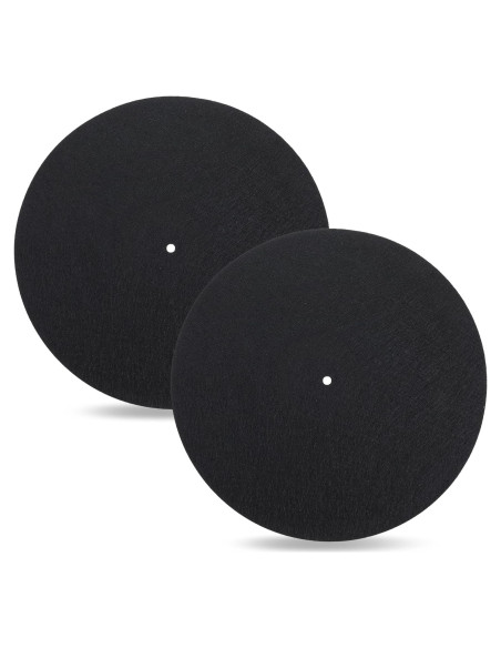 Alfombrillas de Fieltro para Turntable TIESOME 30.48 cm - Paquete de 2