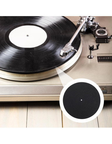 Alfombrillas de Fieltro para Turntable TIESOME 30.48 cm - Paquete de 2