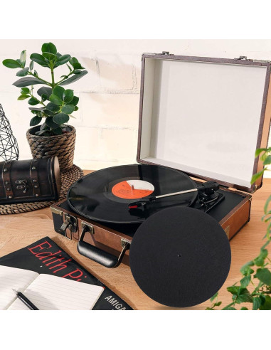 Alfombrillas de Fieltro para Turntable TIESOME 30.48 cm - Paquete de 2