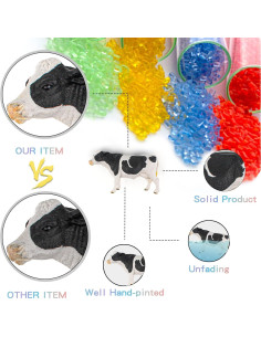 Figurita de Vaca Realista Grande - LC JoyCre - Holstein 2