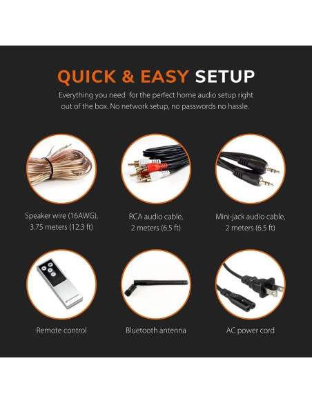 Altavoces Estéreo Bluetooth Audioengine A5+ 150W Madera