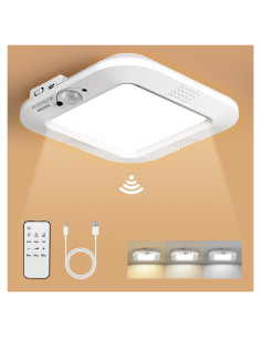 Luz de Techo Recargable ANOTEK con Sensor de Movimiento 4000mAh